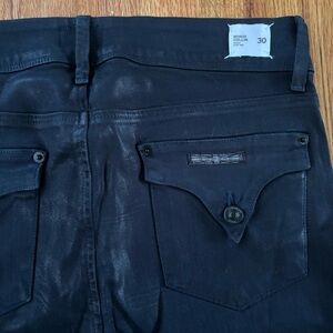 Hudson Jeans Dark Blue Skinny Jeans Women’s Sz 30 Mid-rise Shiny
